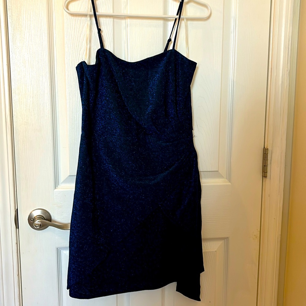 Blue cocktail dress